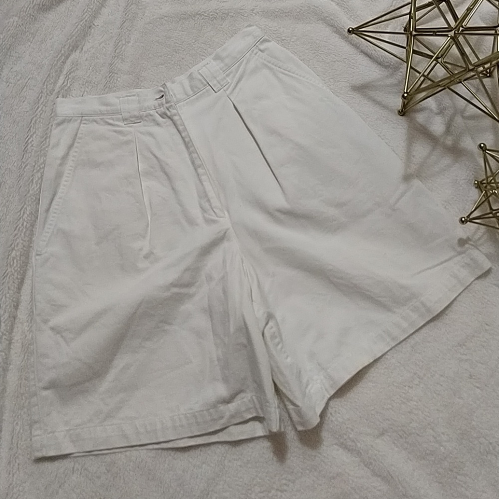 High waisted vintage jones new york Bermuda shorts